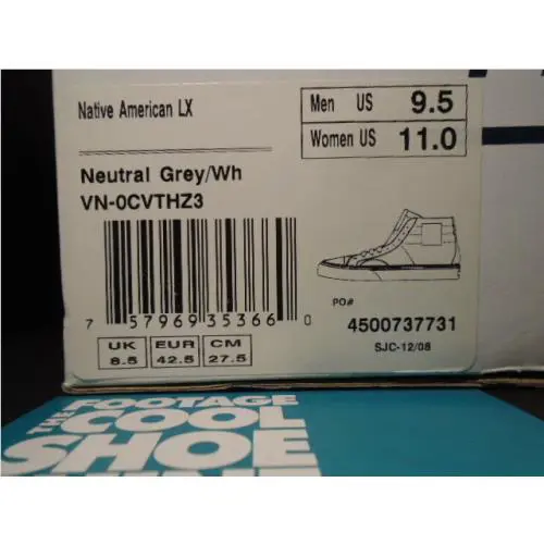 Vans shoes - Naive American LX - Naive American - Gray 8