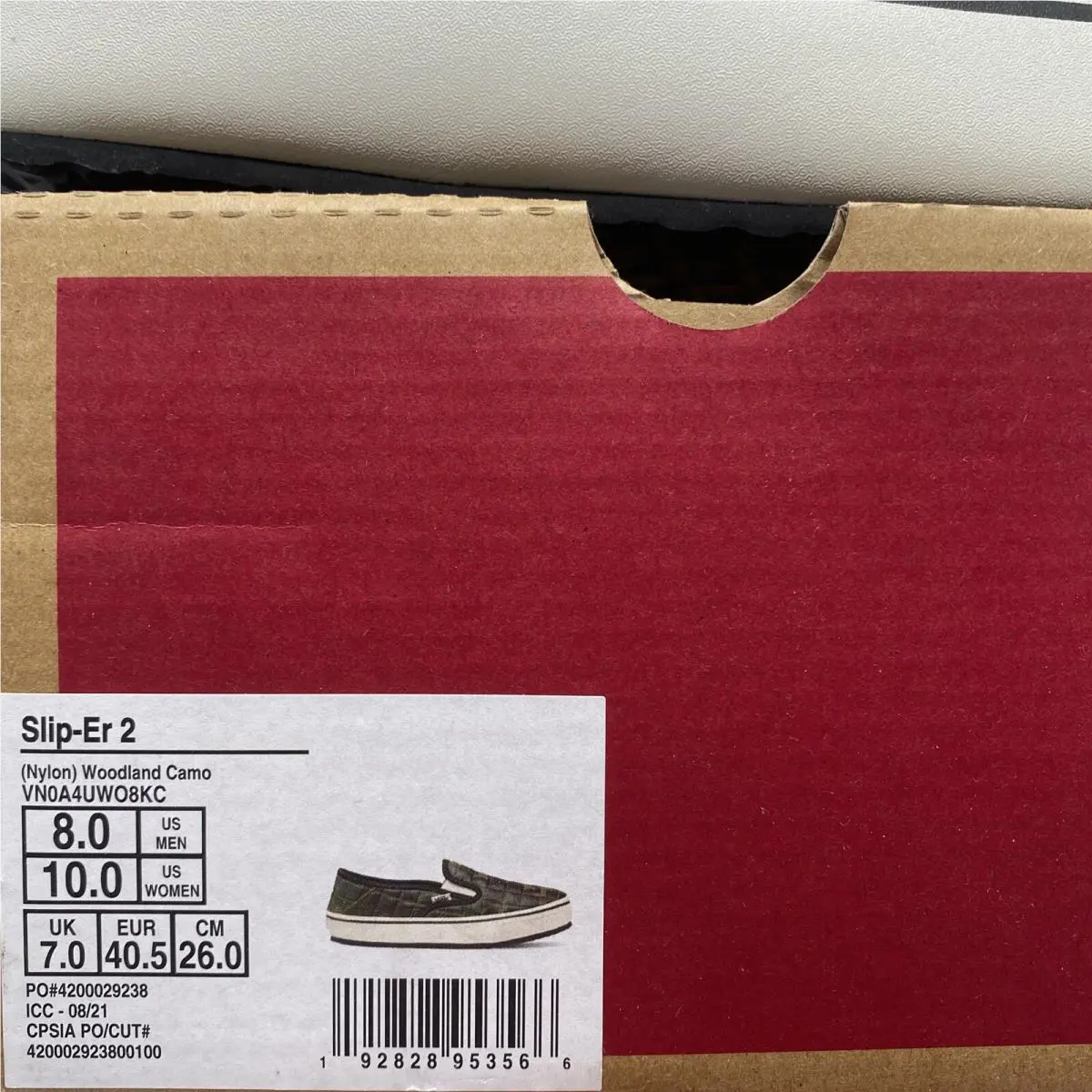 Vans shoes - VANS Slip-Er 2 - VN0A4UWO8KC - Camo - Black / Green / Brown / White, Manufacturer: Woodland Camo (UPC: 0192828953566) 5