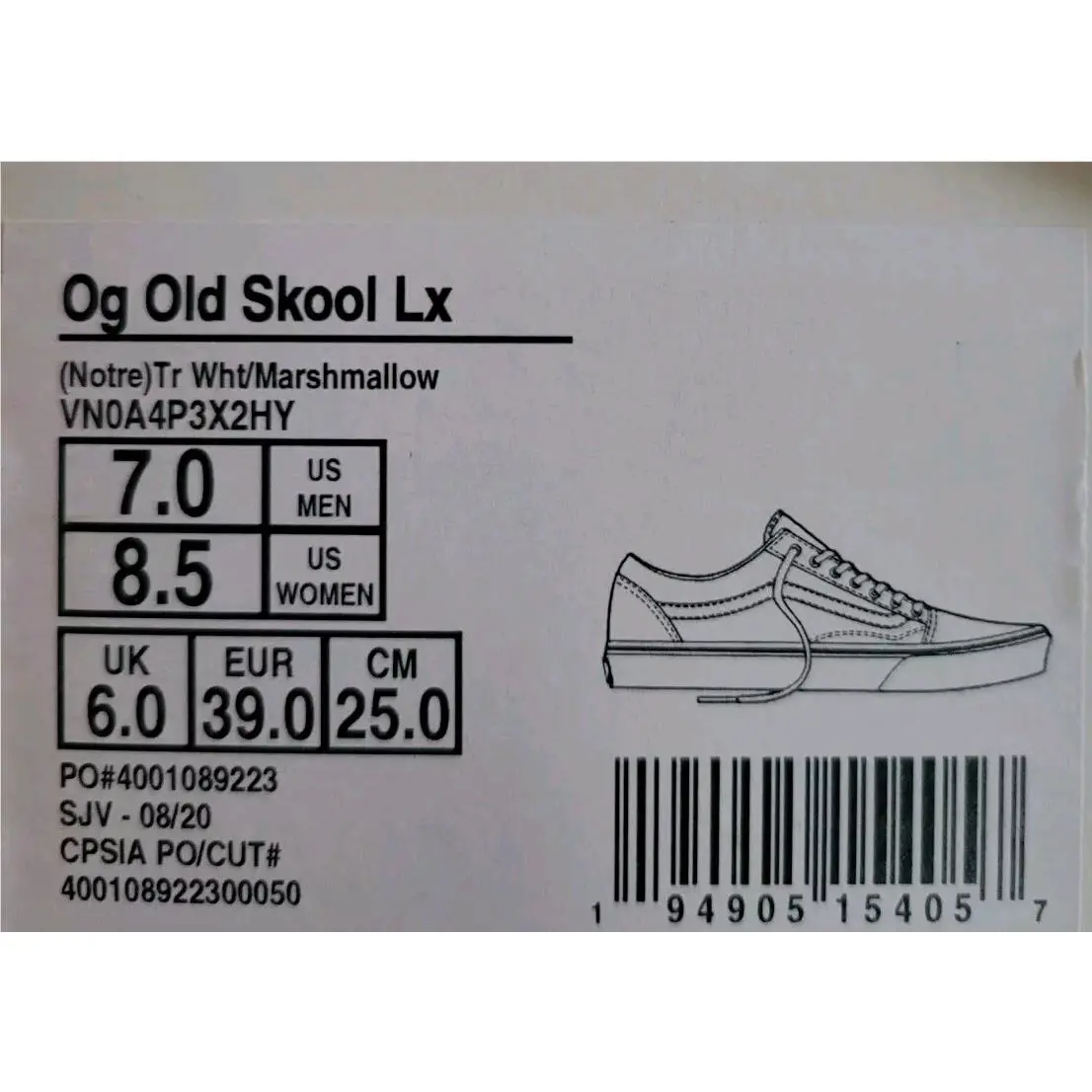 Vans shoes - VANS Old Skool - Old Skool - VNOA4P3X2HY - White 10