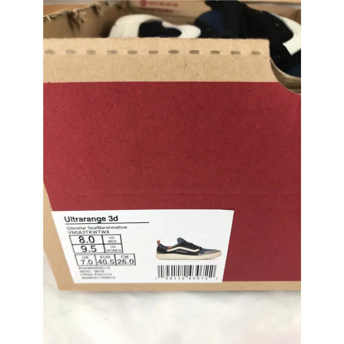 Vans shoes - VANS UltraRange - UltraRange - Gibralter Sea Marshmallow Blue Black Gray Grey, Manufacturer: Gibralter Sea / Marshmallow (UPC: 0194112430722) 6