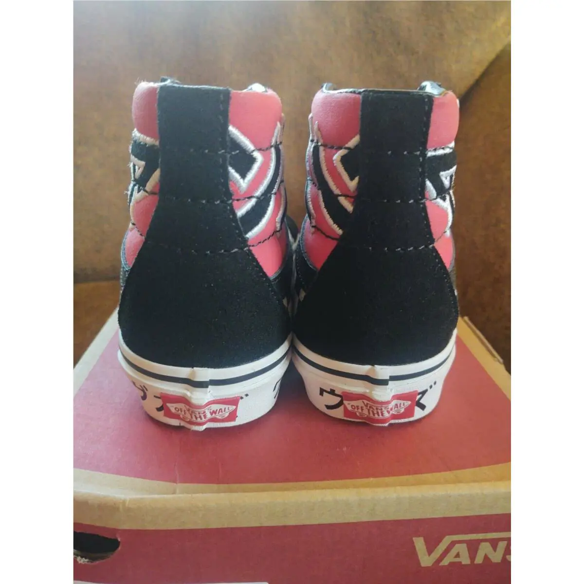 Vans shoes - black, red, white 3