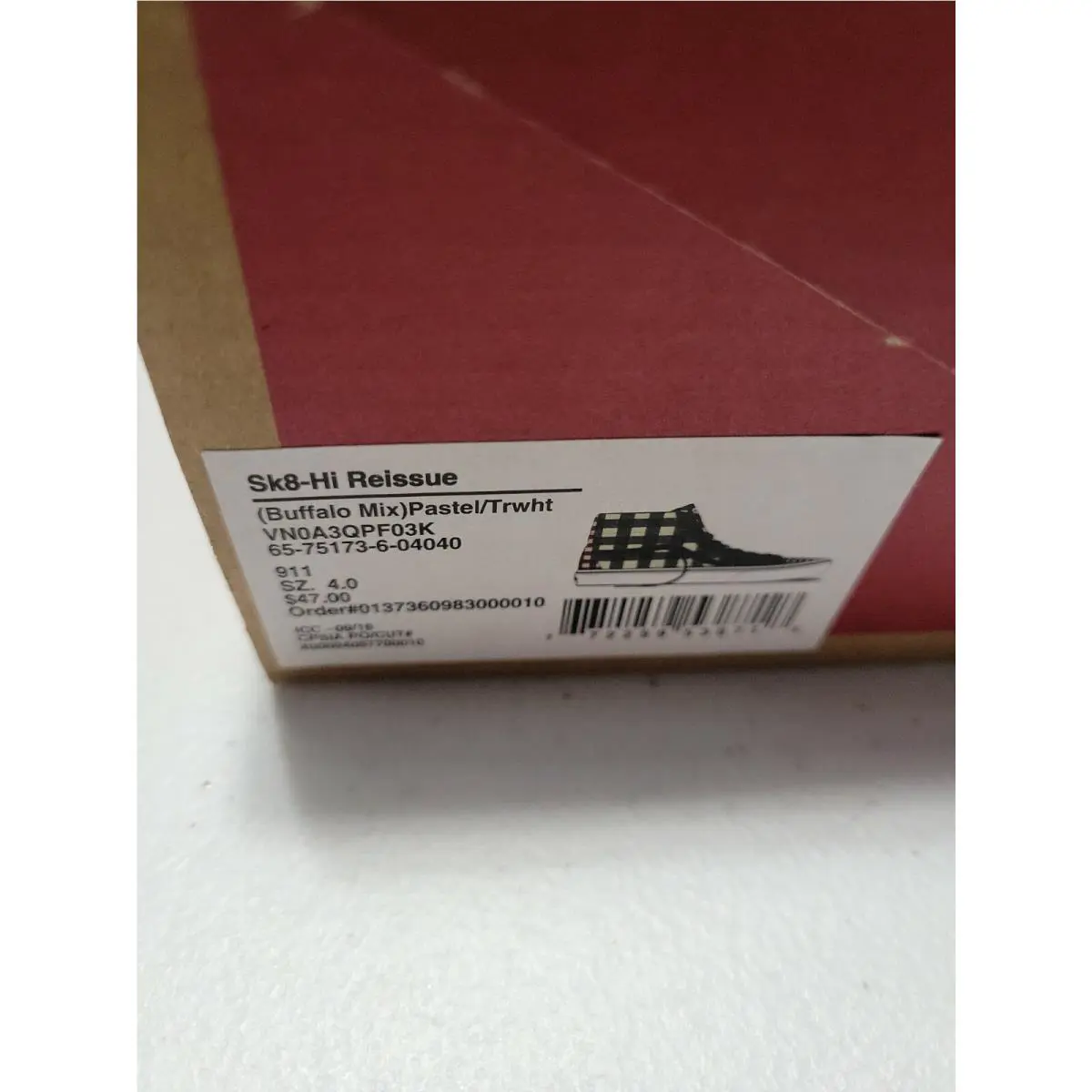 Vans shoes - VANS SK8-Hi Reissue - Reissue - Multicolor (UPC: 772259538718) 8