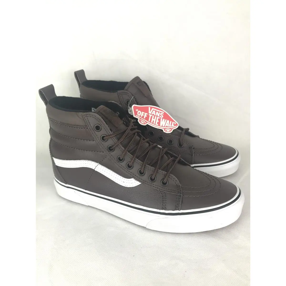 Vans shoes - SK8 Hi (MTE) - MTE - Dark Brown White (UPC: 0192364204634) 0