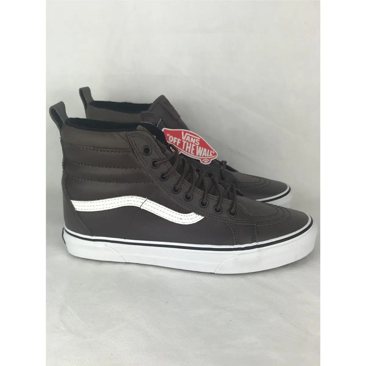 Vans shoes - SK8 Hi (MTE) - MTE - Dark Brown White (UPC: 0192364204634) 1