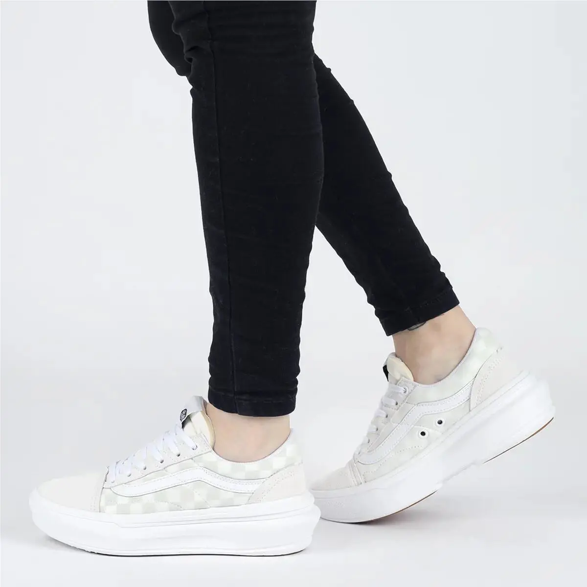 Vans shoes - White grey checkboard 0
