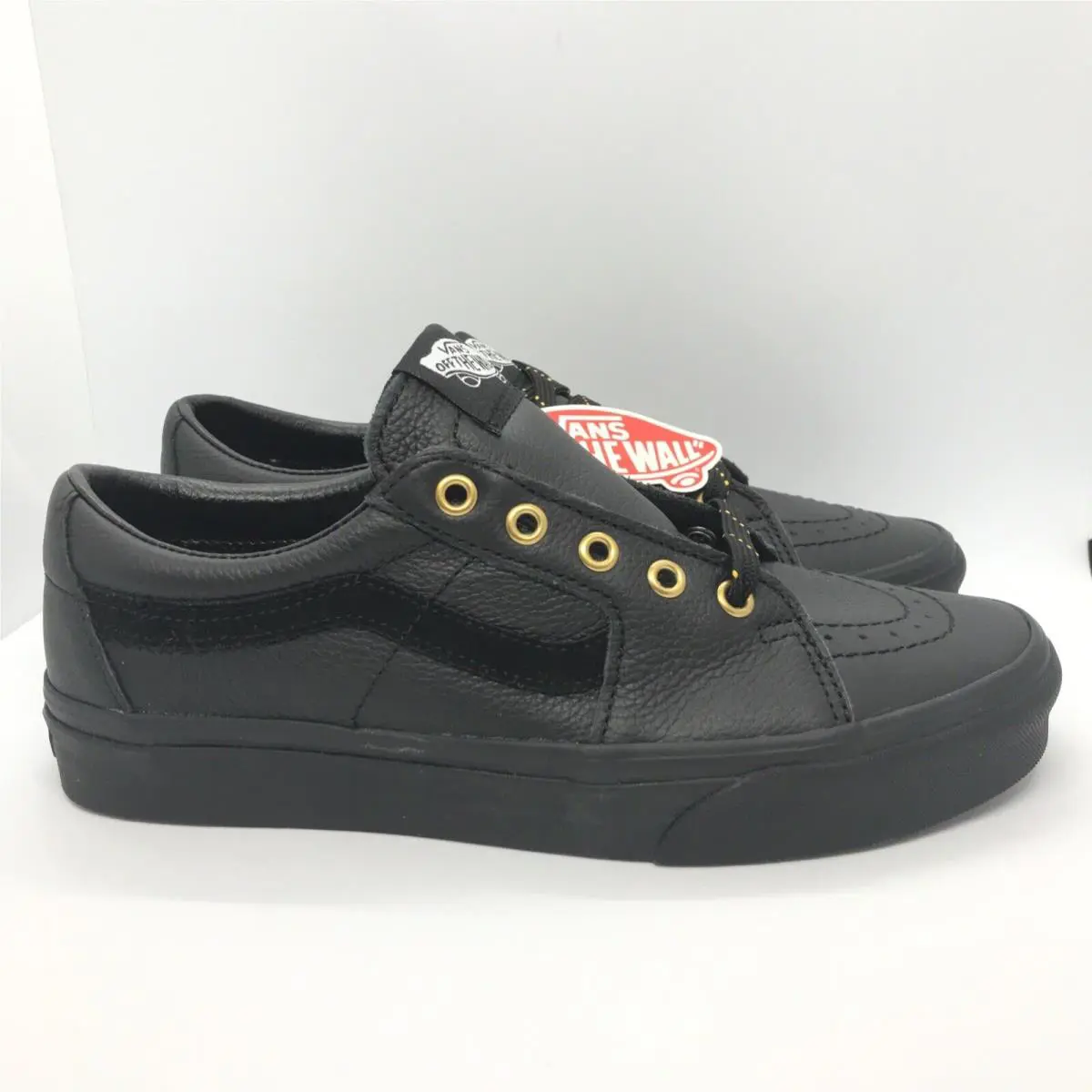 Vans shoes Low - Black with Gold 2