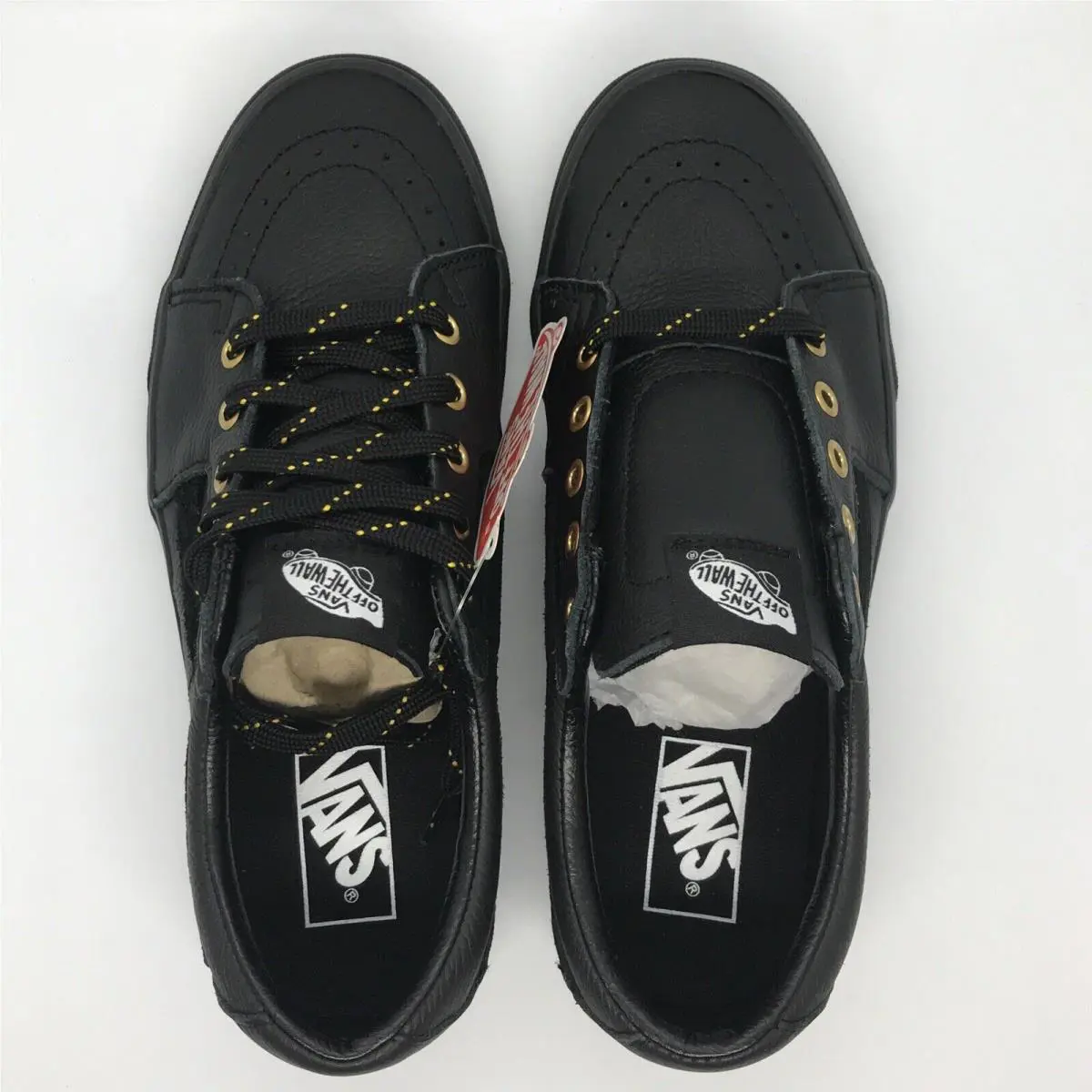 Vans shoes Low - Black with Gold 3