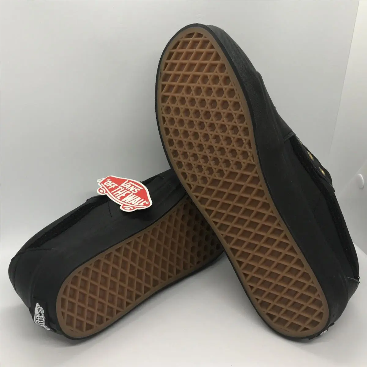 Vans shoes Low - Black with Gold 4