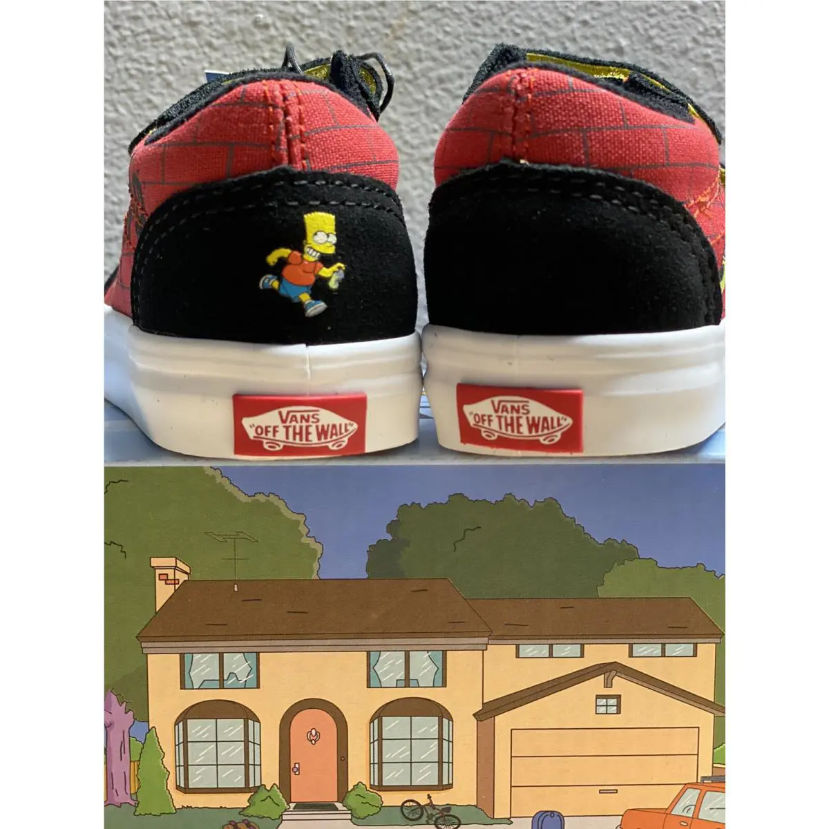 Vans shoes - Vans Old Skool - Old Skool - Red Black (UPC: 0192826755568) 4