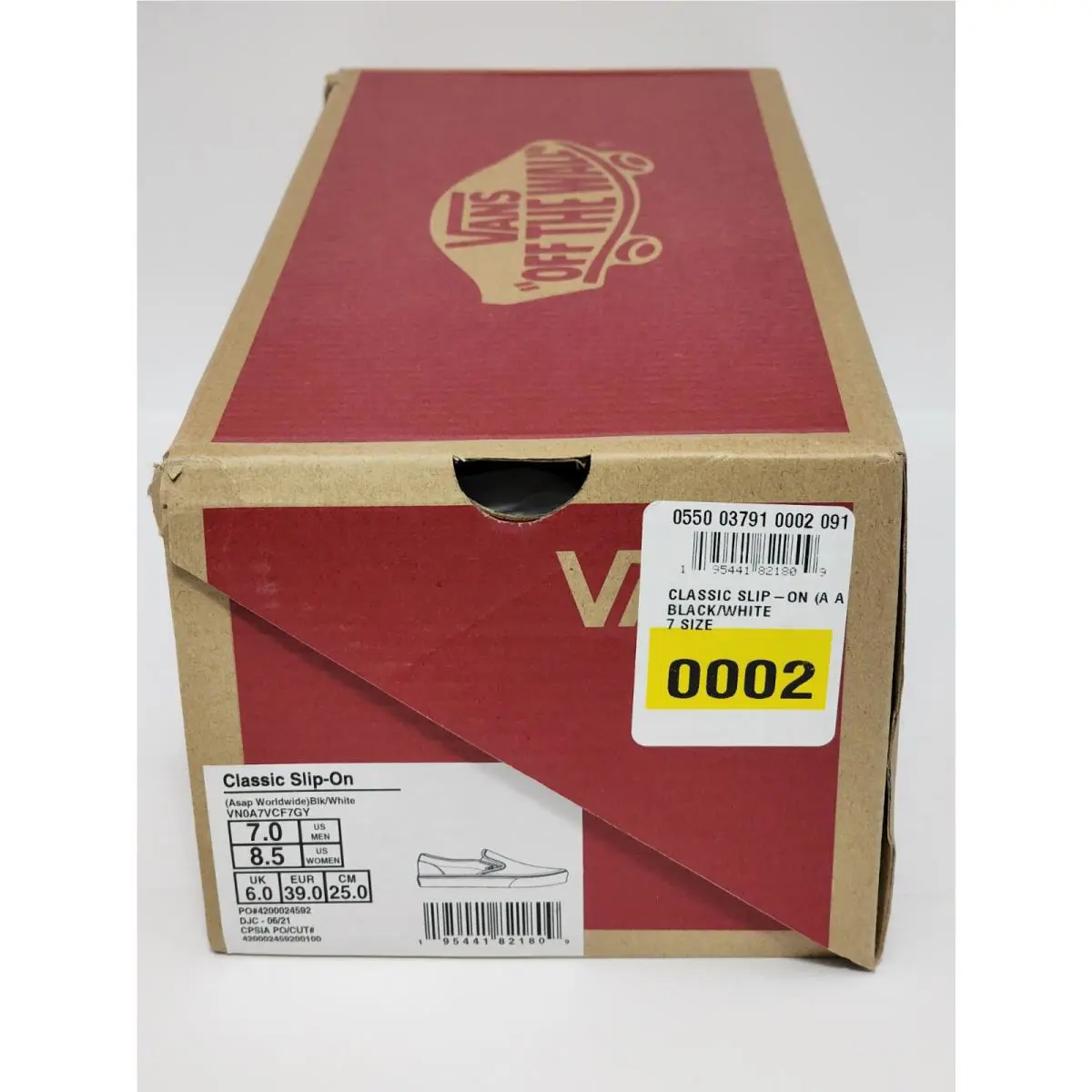 Vans shoes - Vans X A$AP Worldwide Slip On - Black (UPC: 669515700524) 10