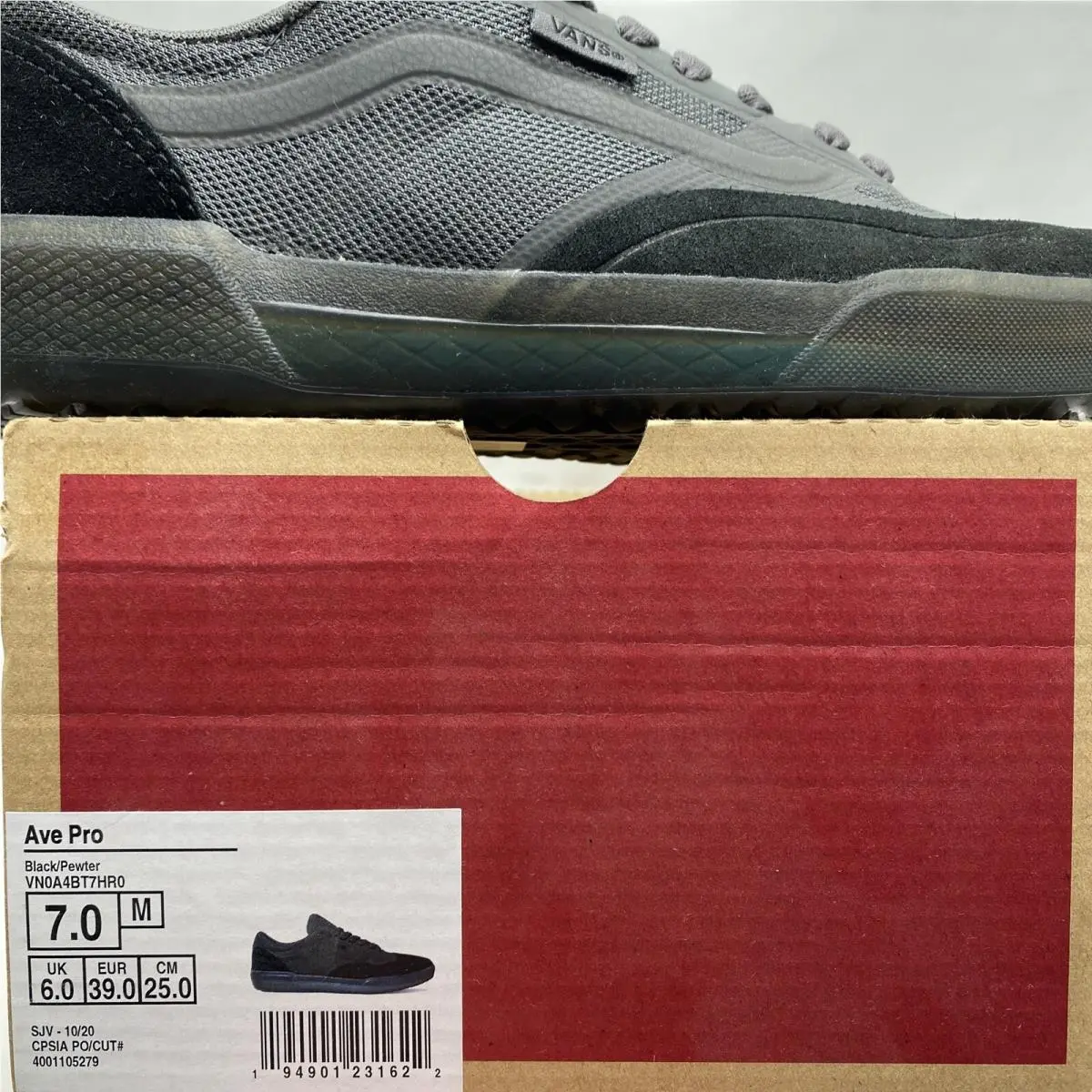 Vans shoes - VANS Ave Pro - Ave Pro - VN0A4BT7HR0 - Black / Smoke (UPC: 0194901231622) 5