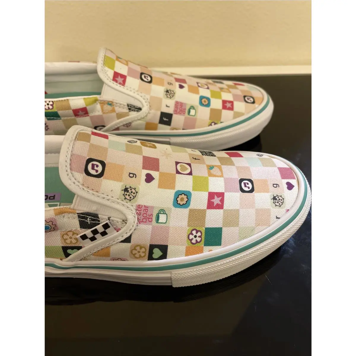 Vans shoes - Vans - Pink/white Checkers 9