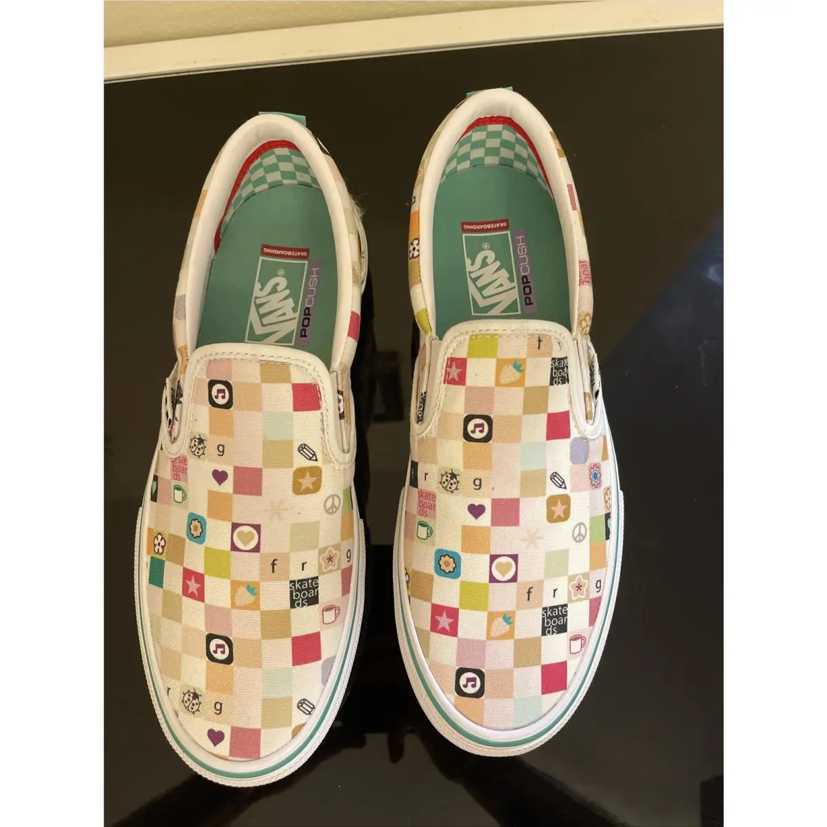 Vans shoes - Vans - Pink/white Checkers 6