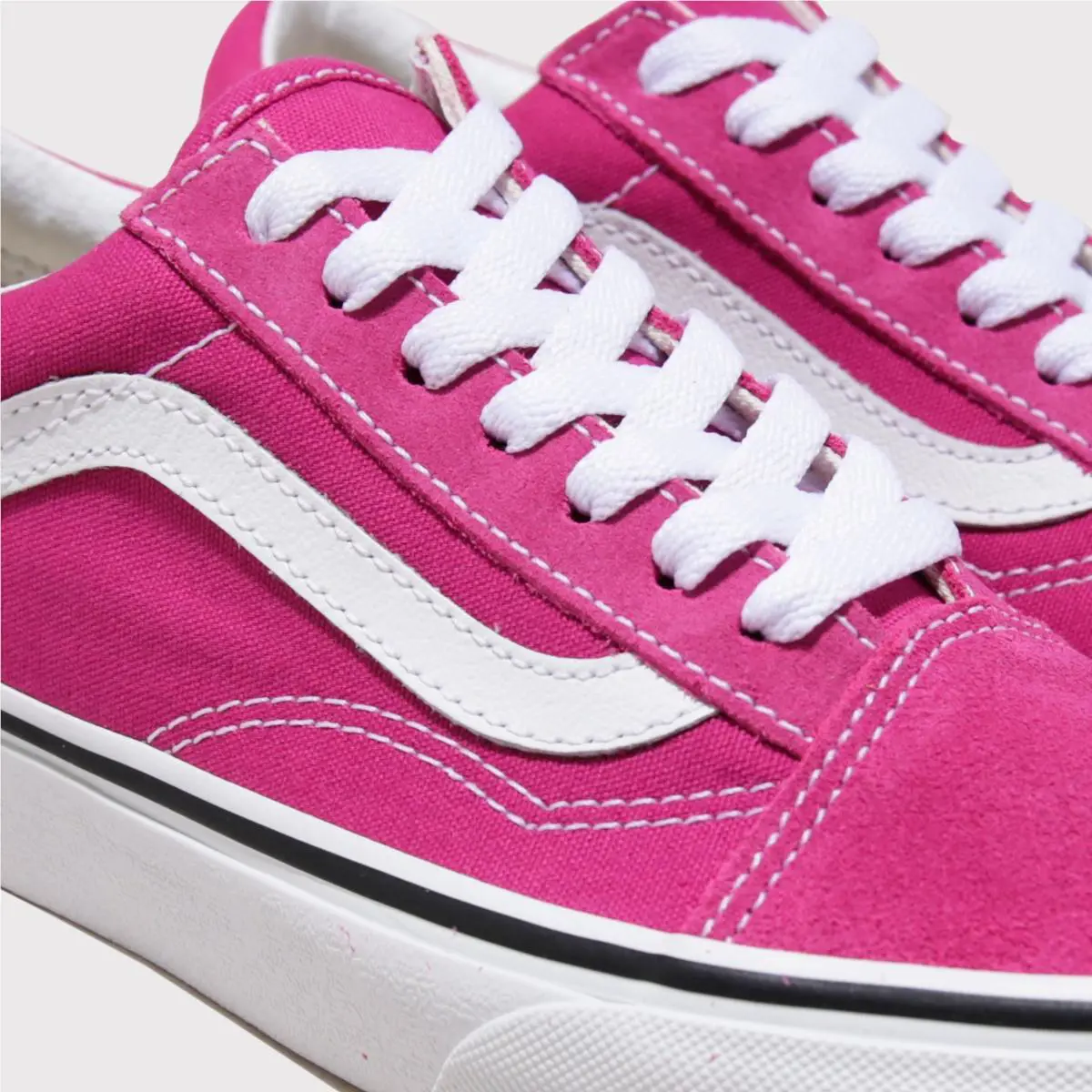 Vans shoes - VANS Old Skool - Old Skool - Fuchsia Red/True White 3