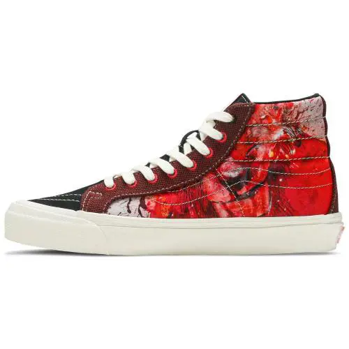 Vans shoes - Vans Sk8 Hi - VN0A45JLVQU - Red/Black 0