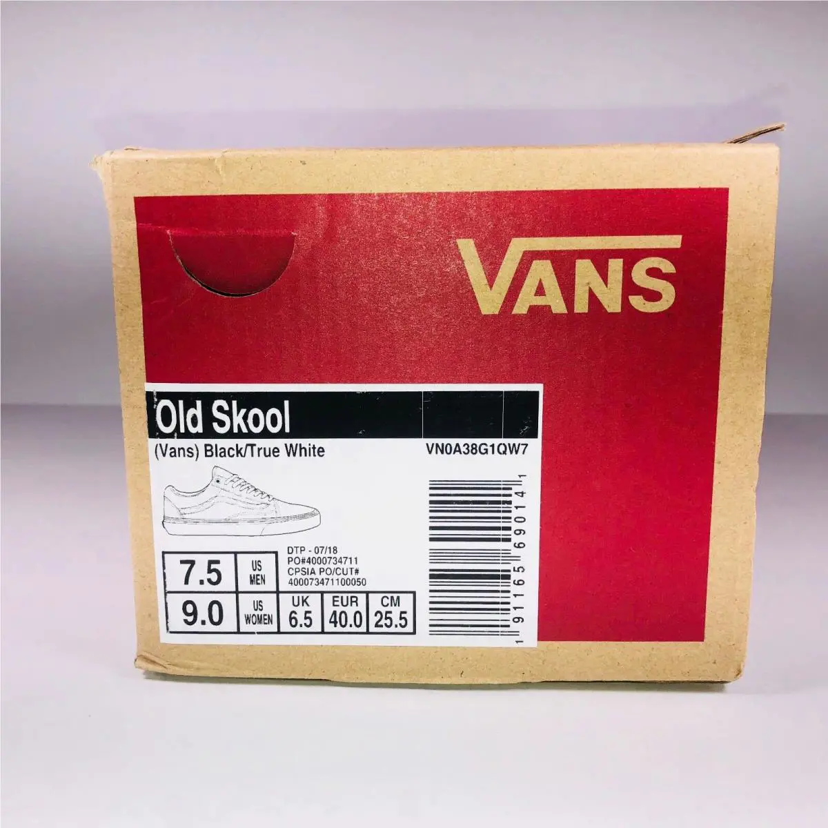 Vans shoes - Vans Old Skool - Old Skool - Black/White, Manufacturer: Black (UPC: 191165690141) 7