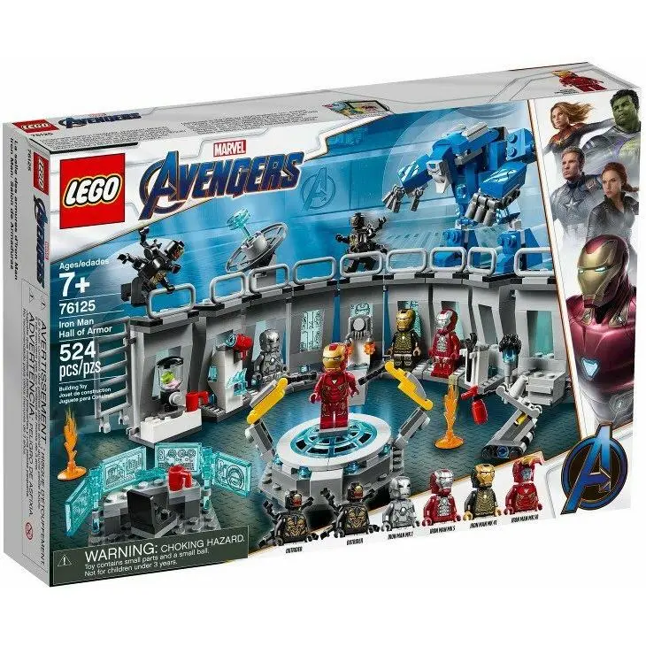 Lego Supeheroes: Avengers Endgame Set: Iron Man Hall of Armor 76125
