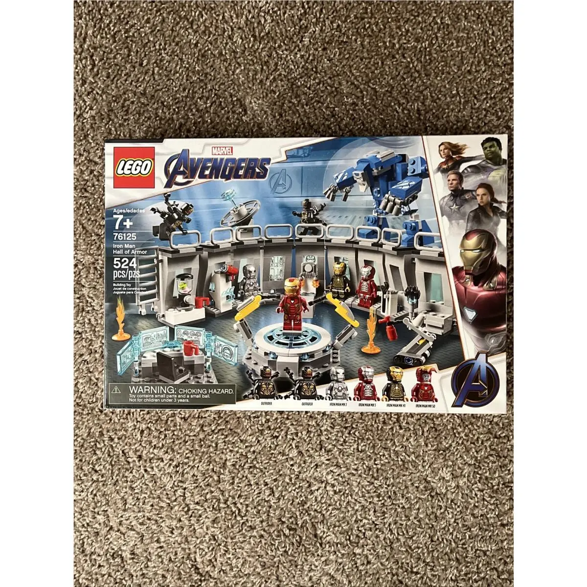 Lego Set 76125 Iron Man Hall of Armor Super Heroes Marvel Avengers Playset