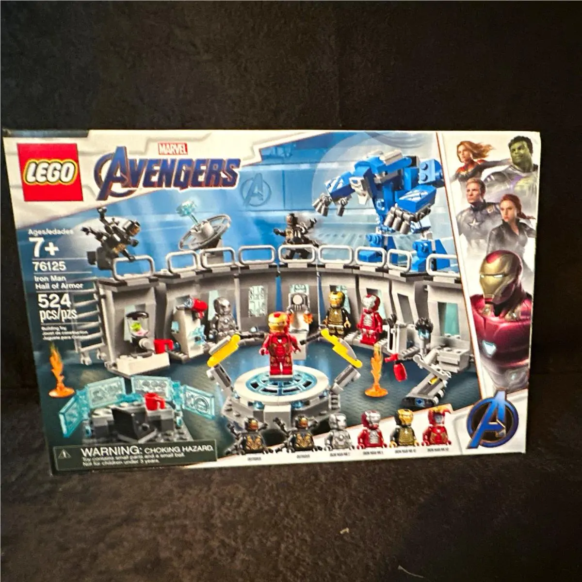 Lego Marvel Avengers: Iron Man Hall of Armor 76125 524 Pcs Ages 7+