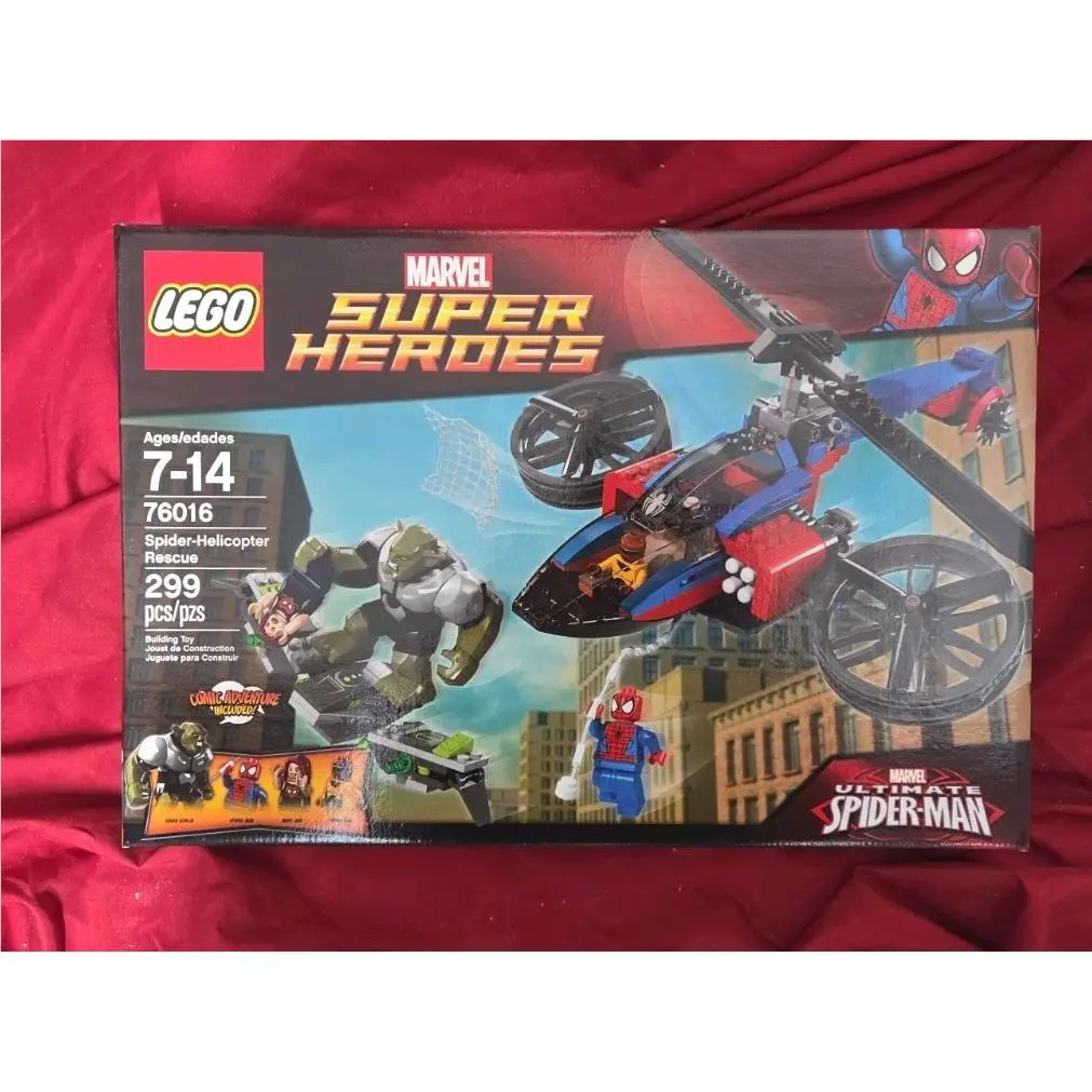Lego Marvel: Spider-helicopter Rescue 76016