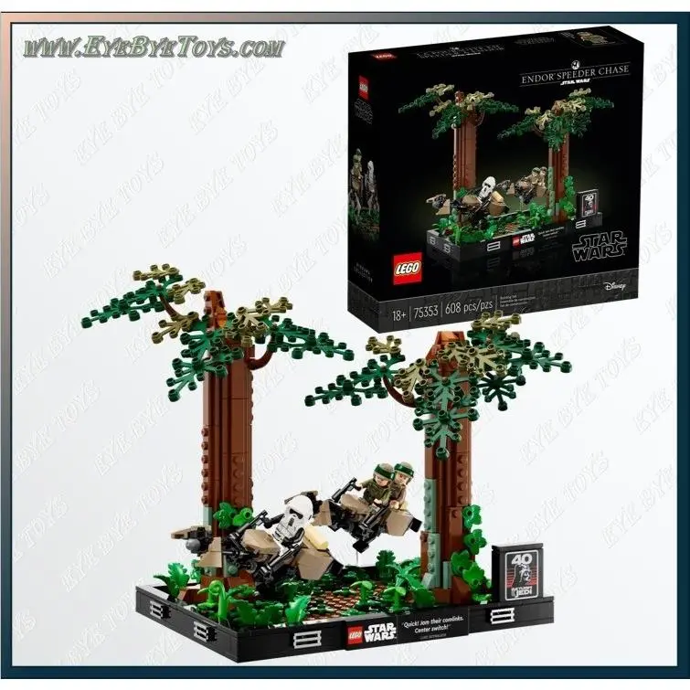 Lego Star Wars: Endor Speeder Chase Diorama 75353