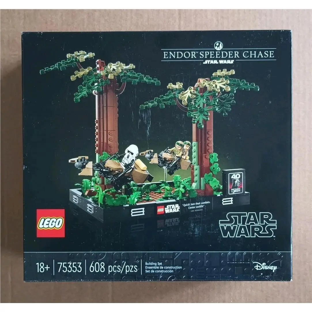 Lego Star Wars 75353 Endor Speeder Chase Diorama Retired Set