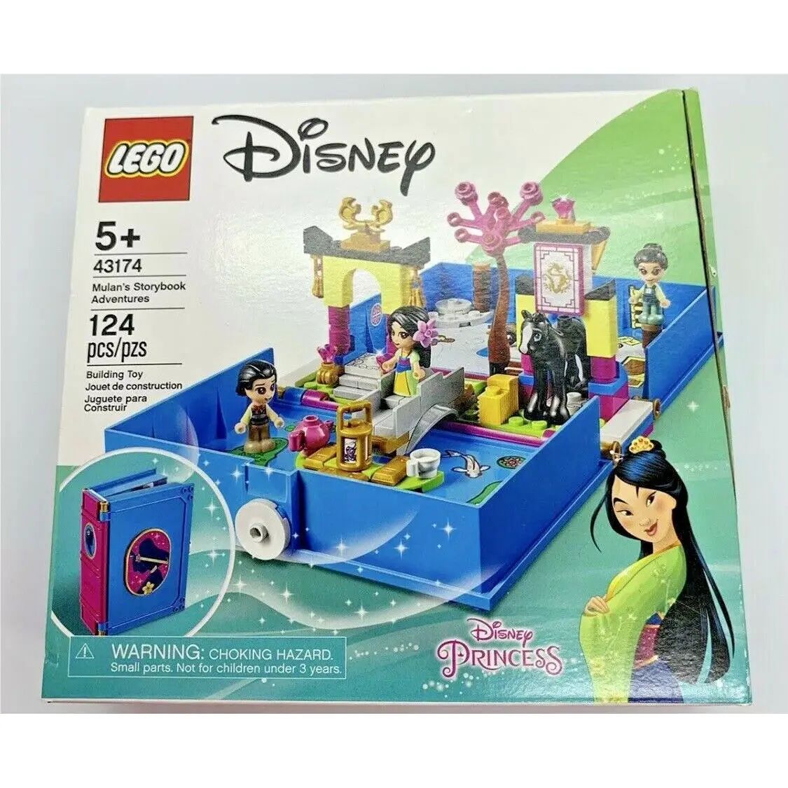 Lego Disney Princess Mulan Storybook Adventures 124 Pcs. Set Building Toy