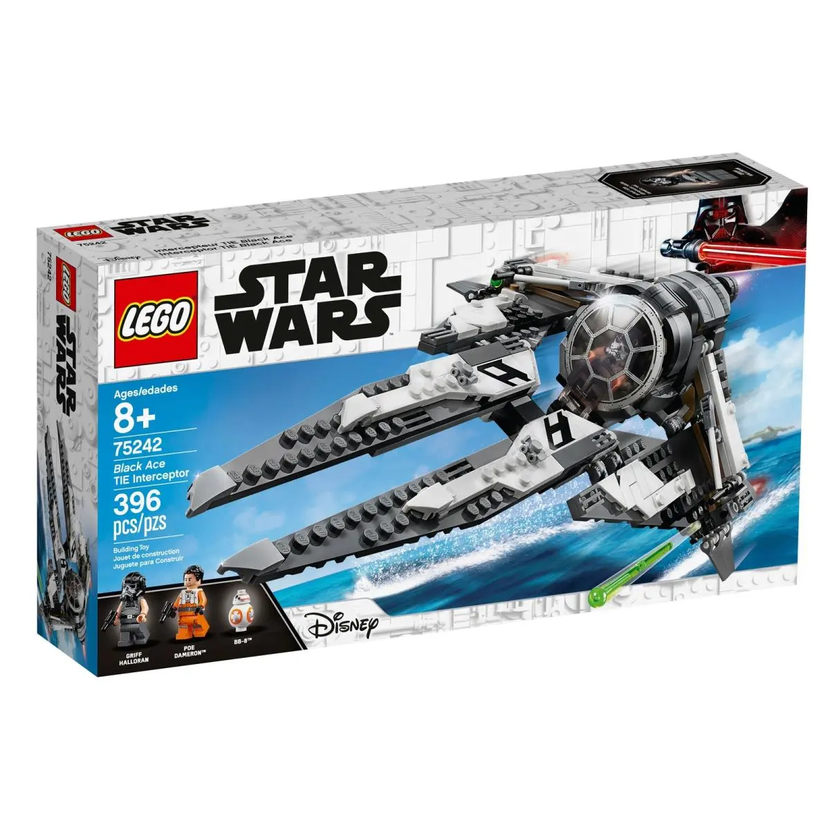 Lego Star Wars Resistance Black Ace Tie Interceptor Set 75242