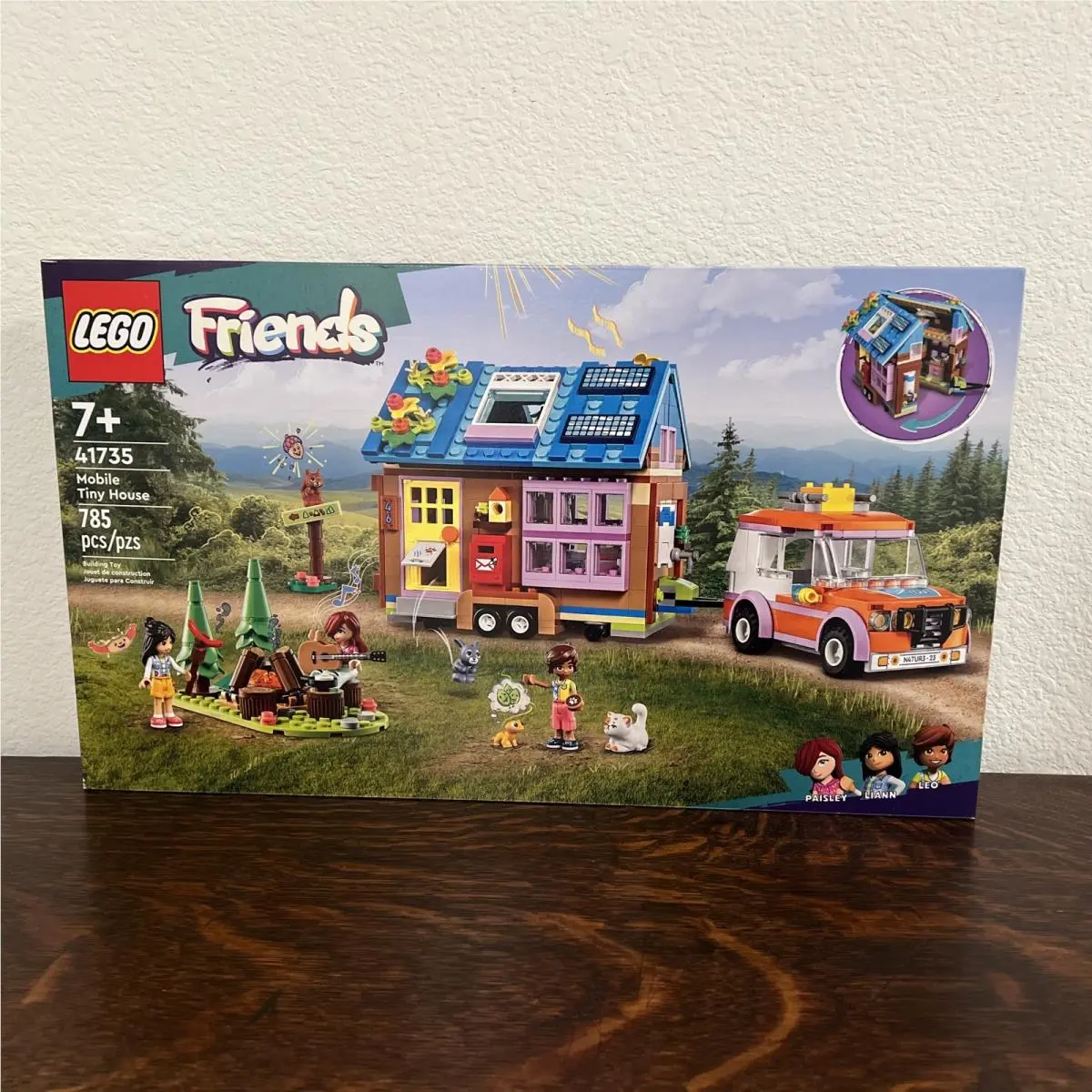 Lego Friends 41735 Mobile Tiny House Camper Van Set 785 Pcs