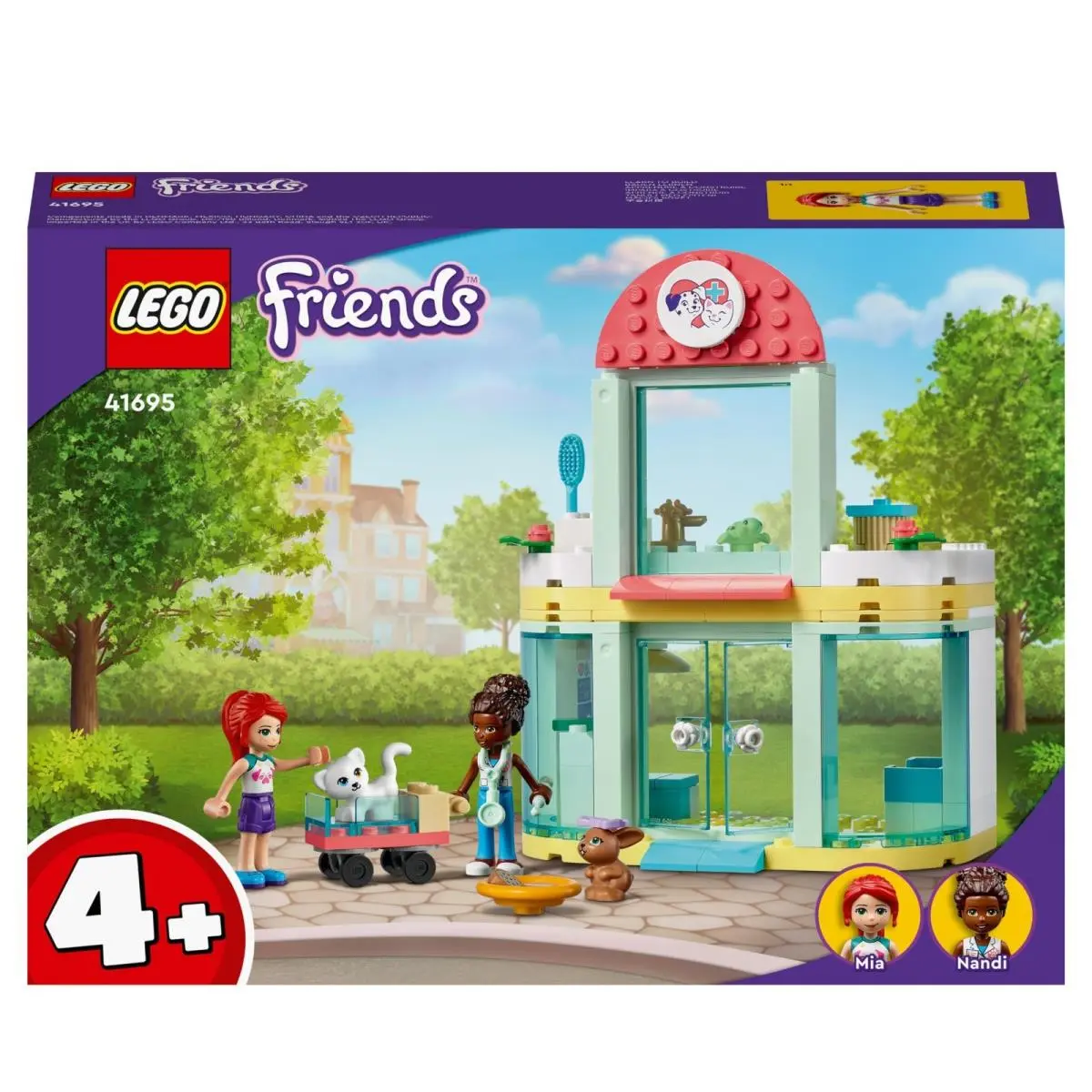 41695 Lego Friends Veterinary Clinic Building 2 Minifigures Kitten