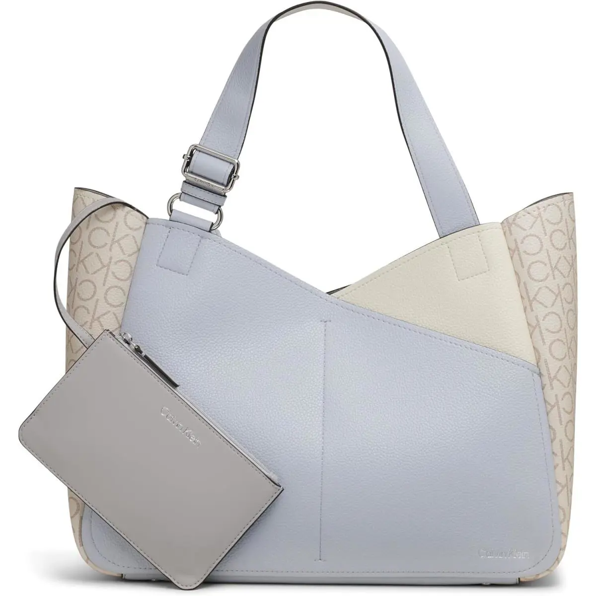 Calvin Klein Zoe Tote One Size Arctic/white/vanilla/khaki