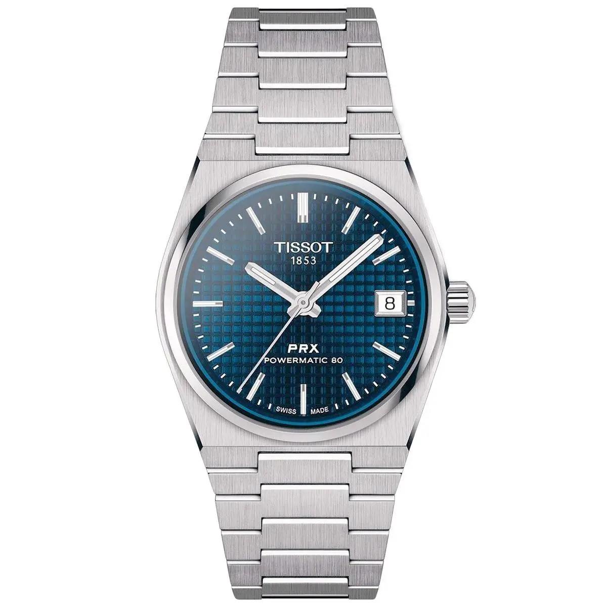 Prx 35mm Blue Dial Steel Bracelet Women`s Auto Watch T137.207.11.041.00 by Tissot