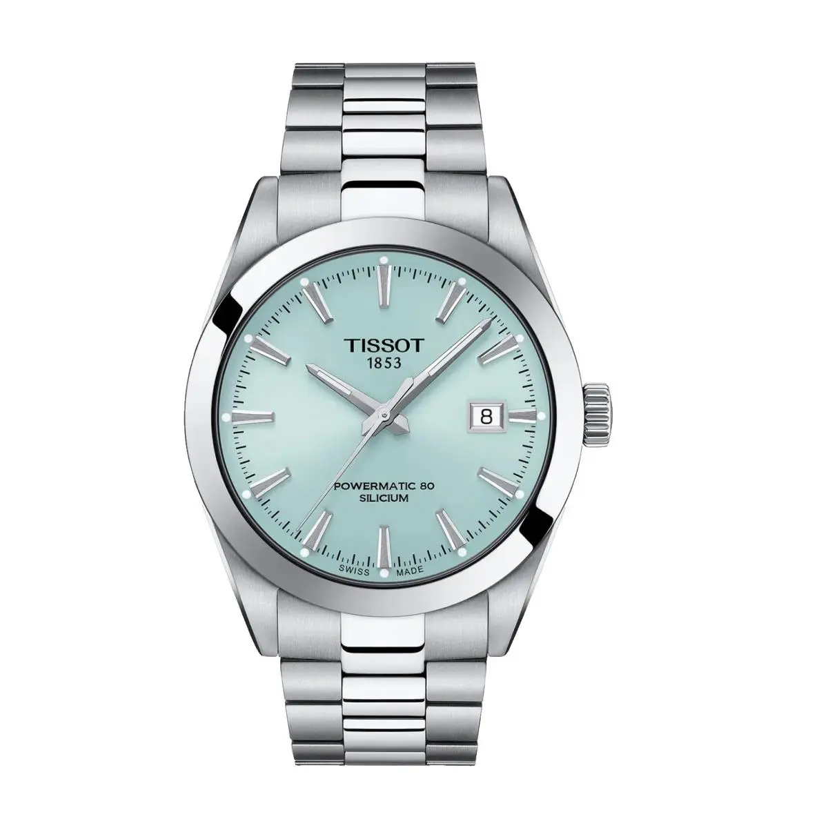 Tissot Gentleman T127.407.11.351.00 40mm Ice Blue Dial Automatic Men`s Watch
