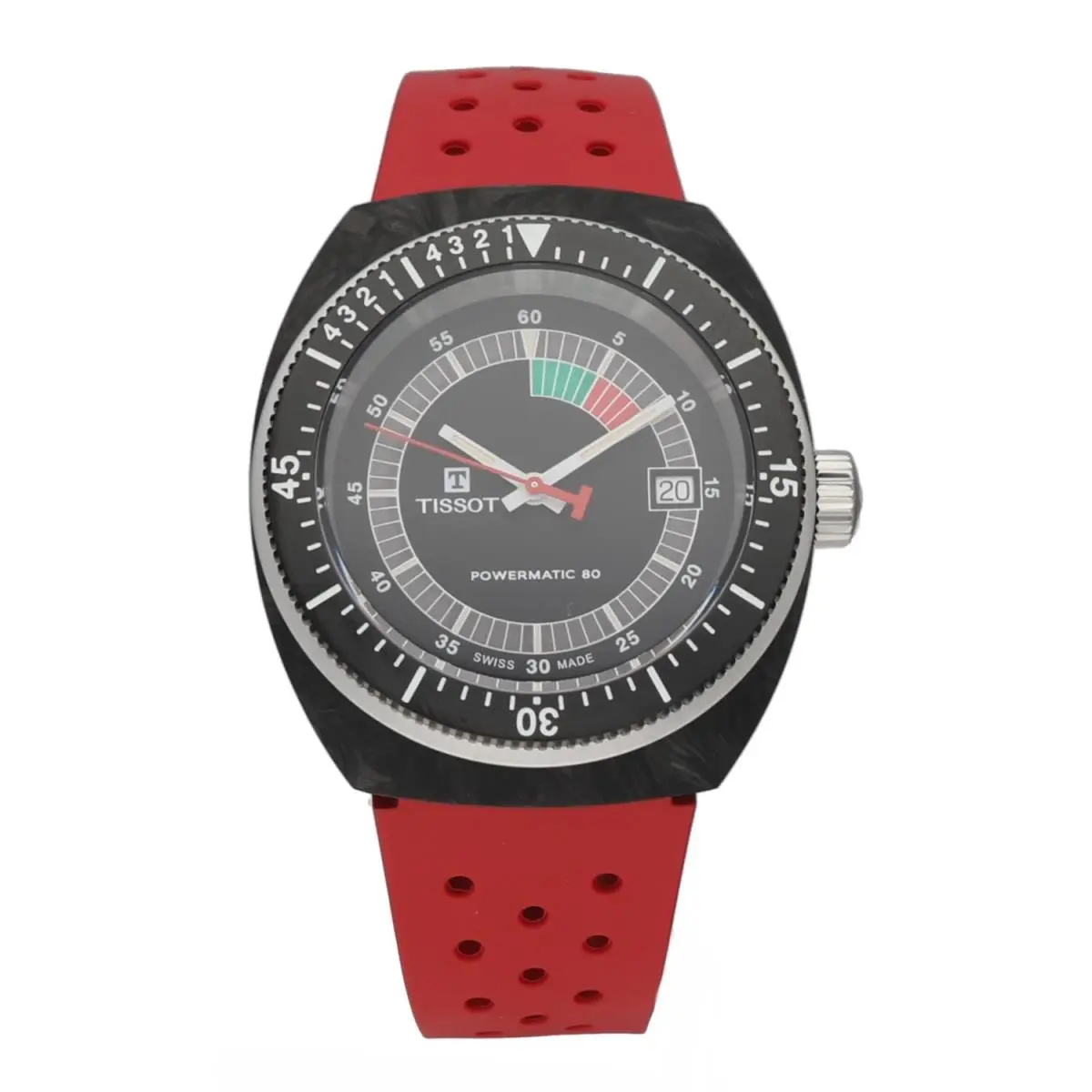 Tissot T145.407.97.057.02 Sideral S Powermatic 80 41 mm Red Rubber Wrist Watch