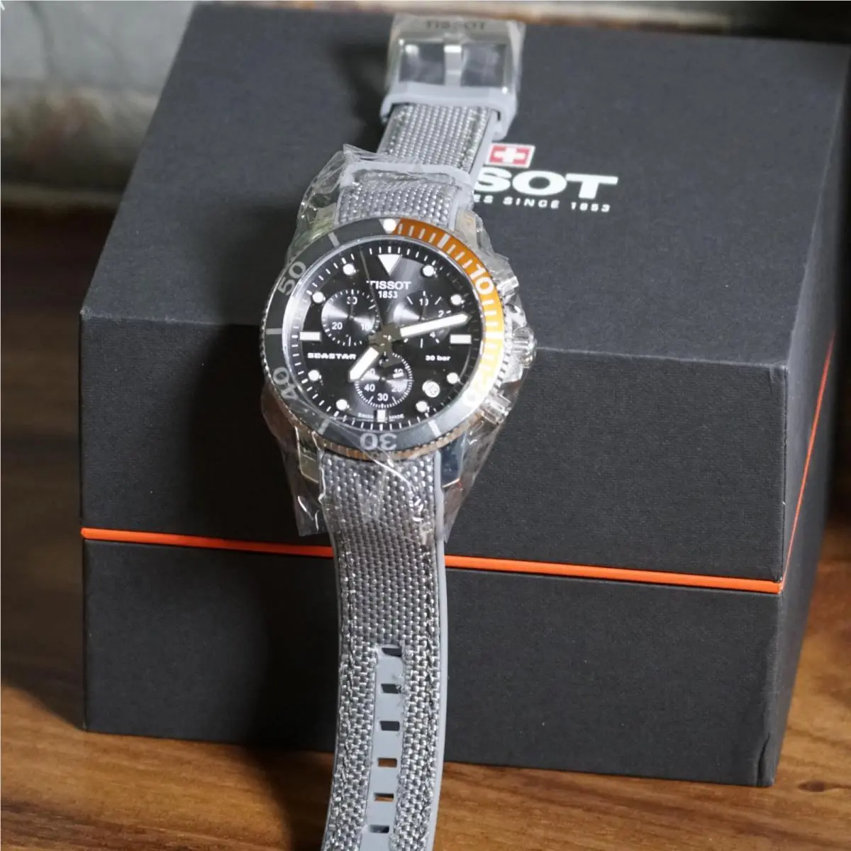 Tissot Seastar 1000 Men`s Chrono 45.5MM Watch T120.417.17.081.01
