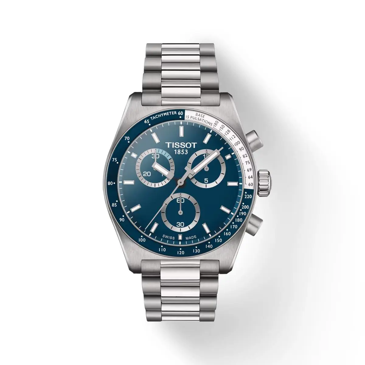 Tissot PR516 Chronograph 40mm Blue Dial Watch T1494171104100