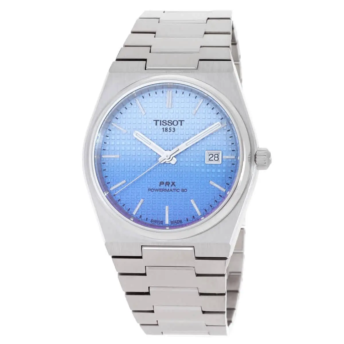 Tissot Prx Powermatic 80 Automatic Blue Dial Men`s Watch T1374071135101