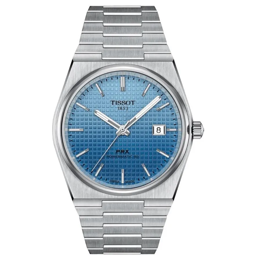 Tissot Prx Powermatic 80 40mm Gradient Blue Dial Automatic Watch T1374071135101