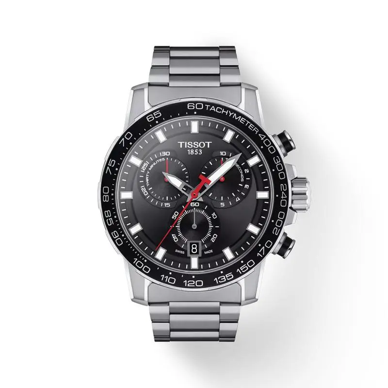Tissot Supersport Chrono Black Dial Stainless Steel Watch T125.617.11.051.00