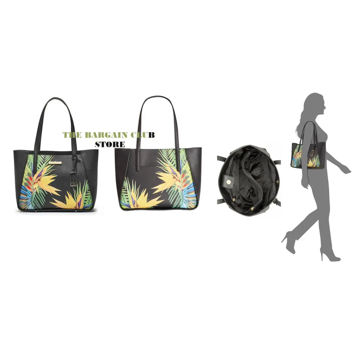 Calvin Klein Shoulder Bag Marissa Saffiano Leather Shoulder Bag