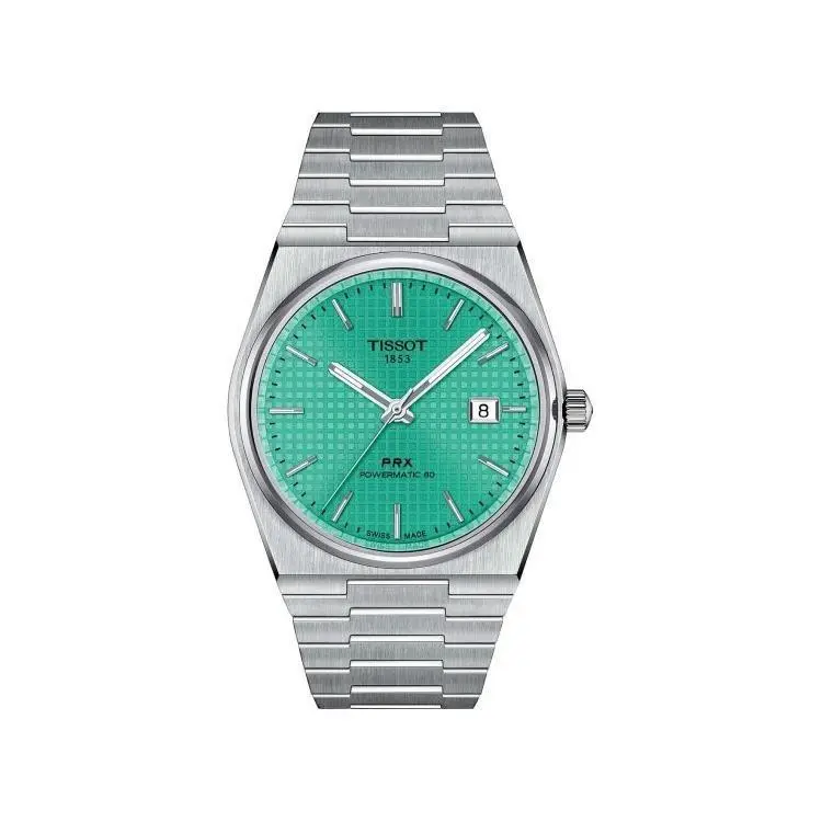 Tissot Prx Powermatic 80 40mm Green Dial Watch T137.407.11.091.01