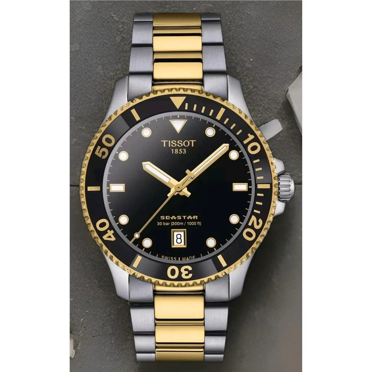 Tissot Seastar 40MM Quartz Two Tone - T120.410.22.051.00