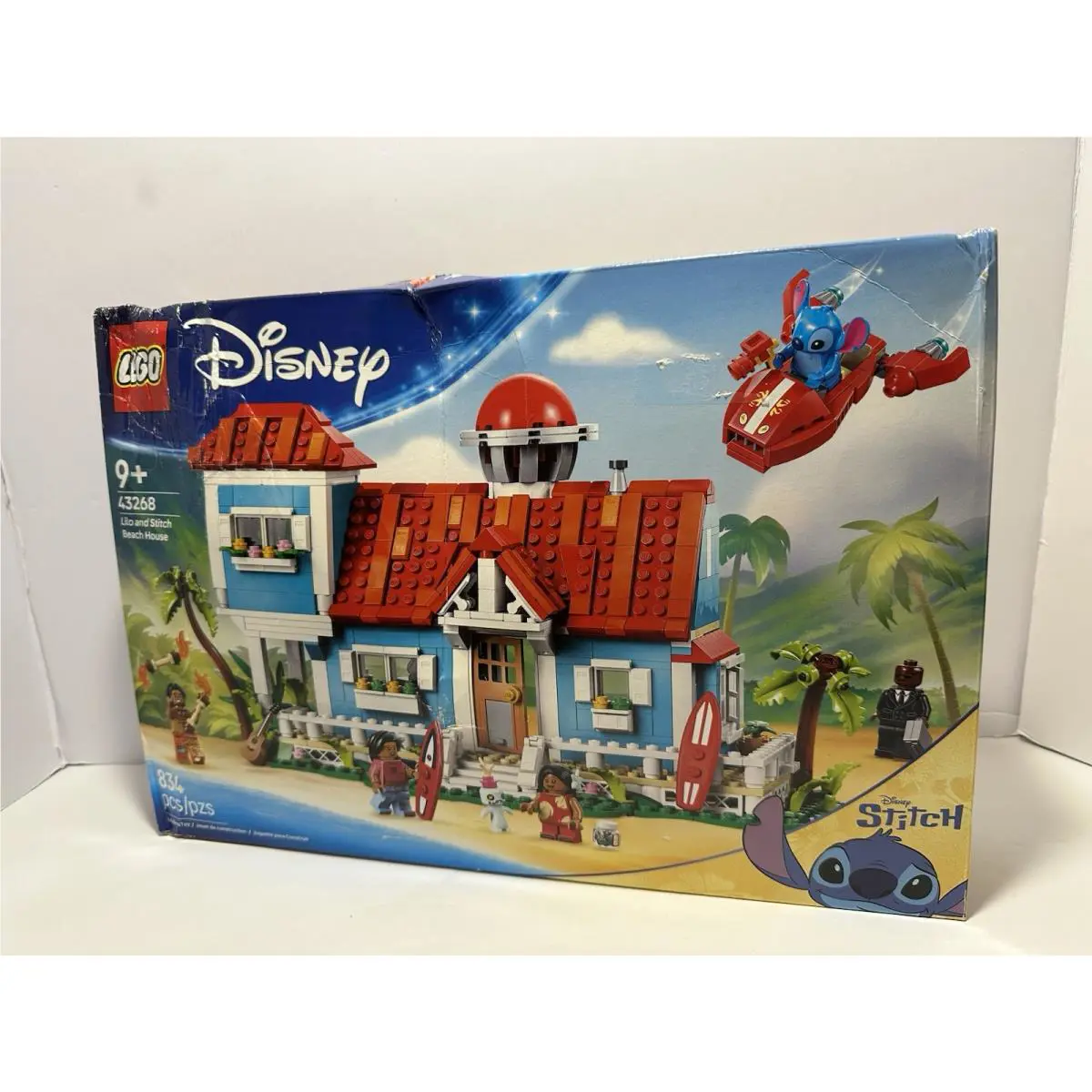 Lego Disney: Lilo and Stitch Beach House Toy Building Playset For Kids 43268