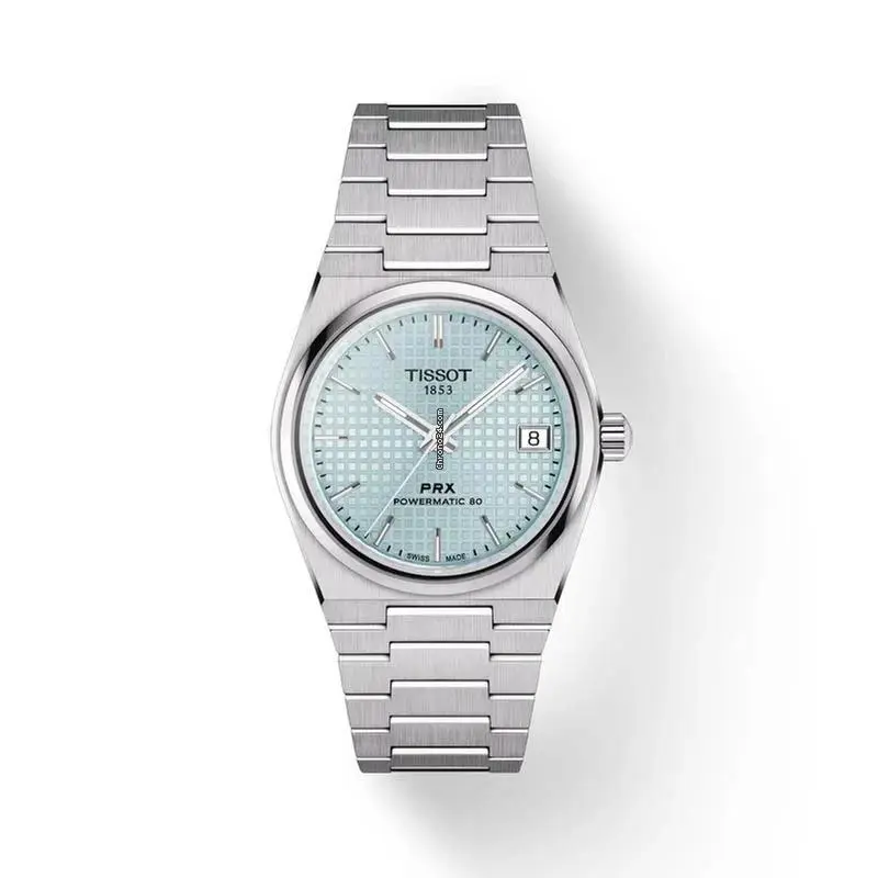 Tissot Prx T1372071135100 Auto 35MM Ice Blue Bracelet T137.207.11.351.00