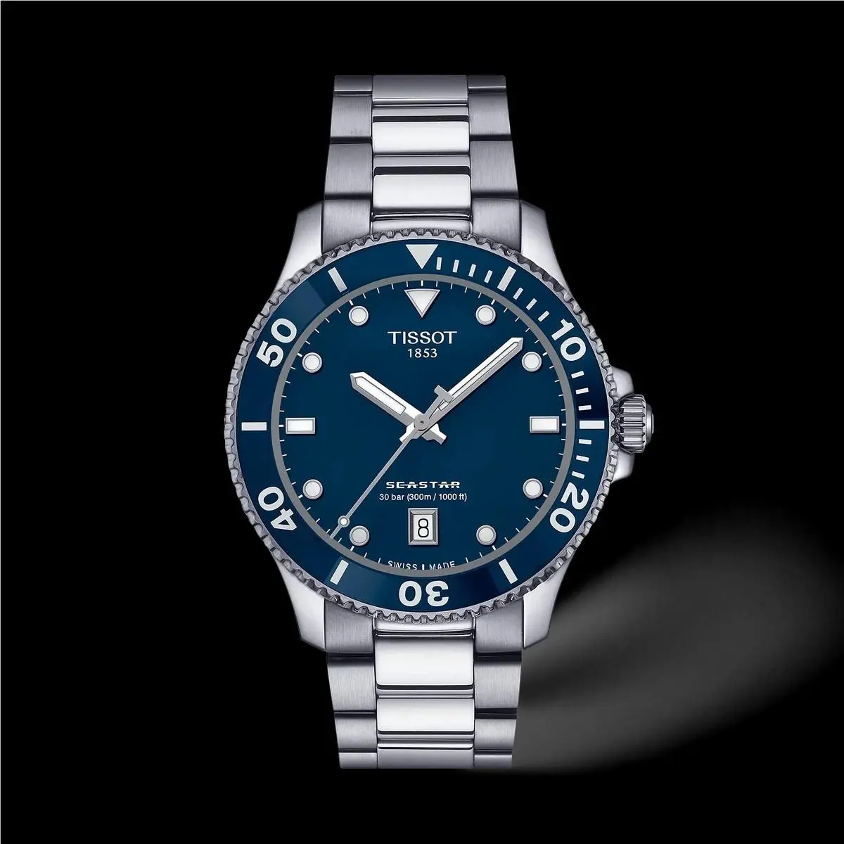 Tissot Seastar 1000 T120.410.11.041.00 Blue Dial Men`s Watch 40mm