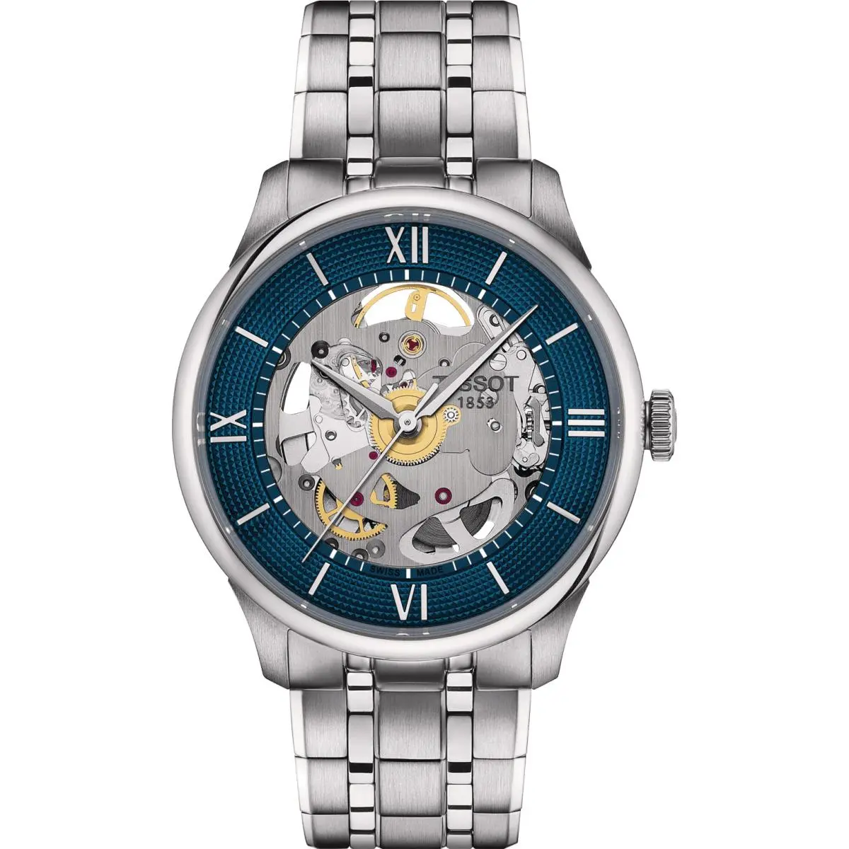 Tissot Chemin Des Tourelles Squelette 39mm Steel Men`s Watch T139.836.11.048.00