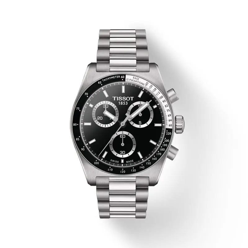 PR516 Chronograph 40mm Black Dial Stainless Steel Watch T1494171105100 by Tissot