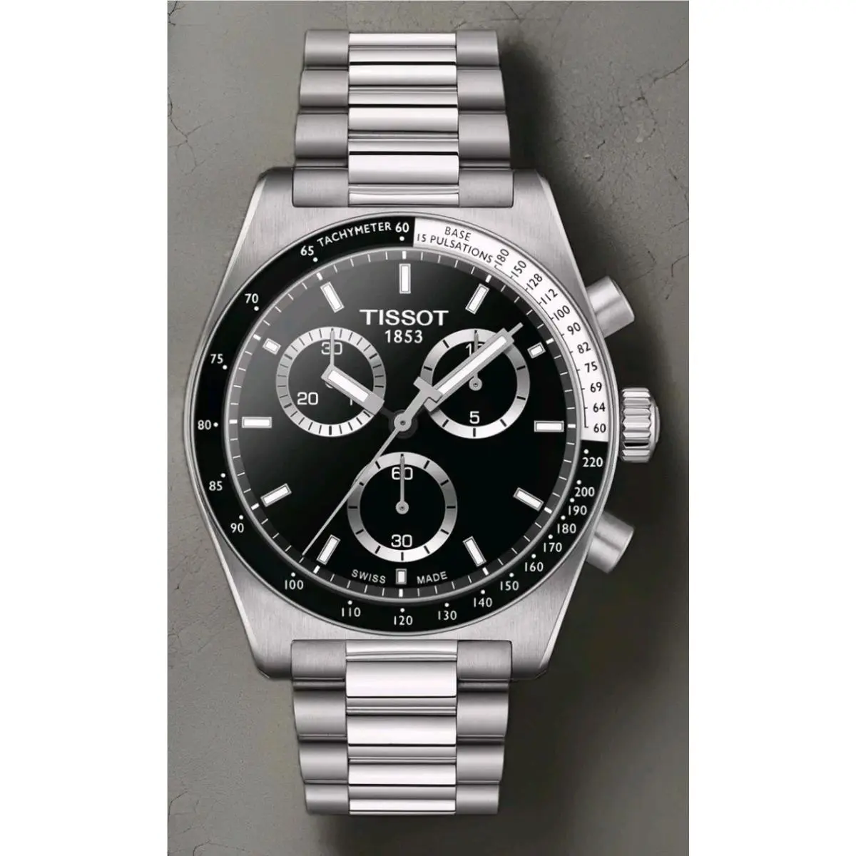 PR516 Chronograph 40 MM Black Dial SS Quartz Watch T149.417.11.051.00 by Tissot