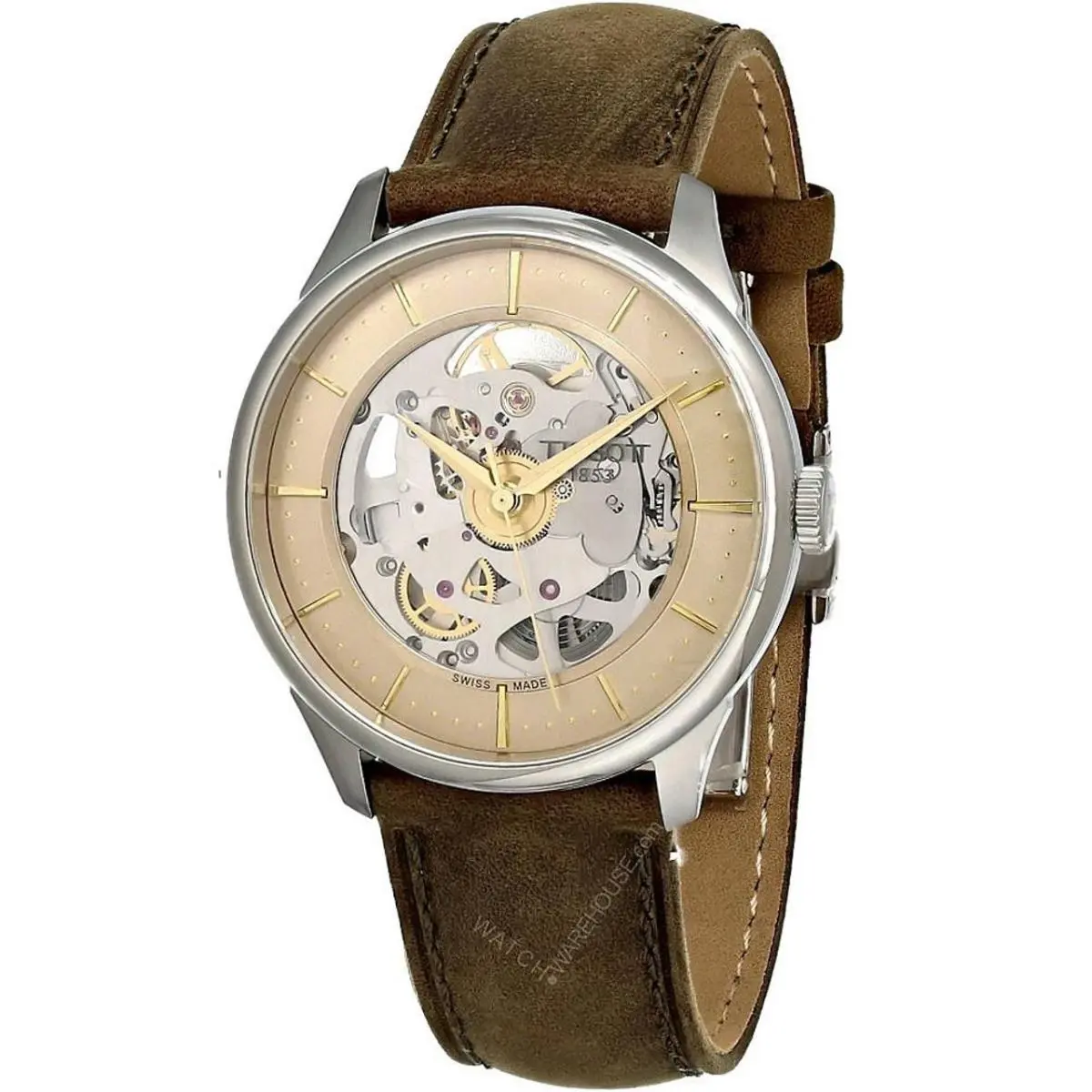 Tissot Chemin Des Tourelles Squelette 39mm Men`s Watch T139.836.16.261.00