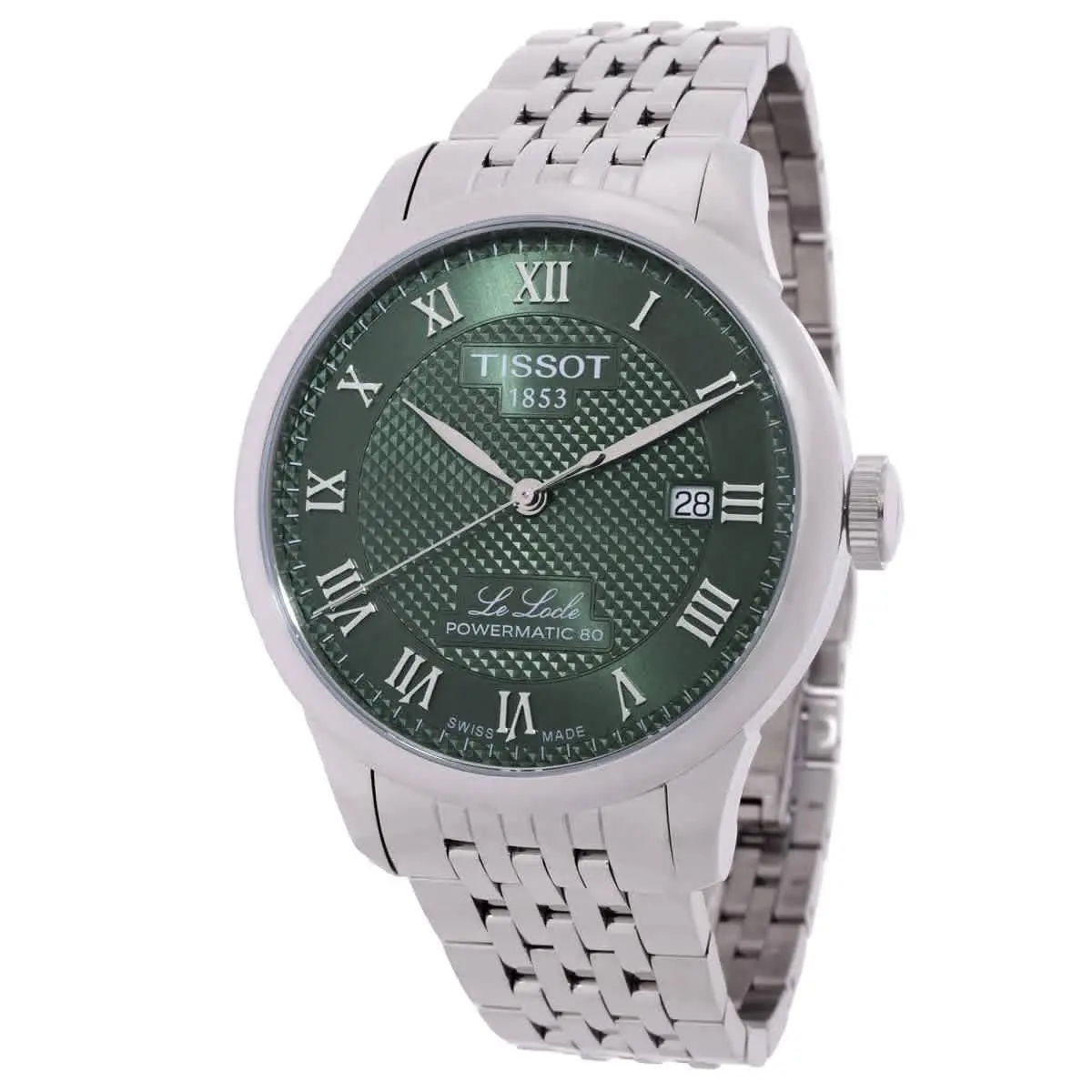 Tissot Le Locle Automatic Green Dial Men`s Watch T0064071109300